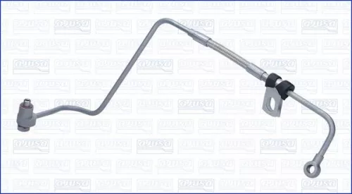 Conduite d'huile, turbocompresseur