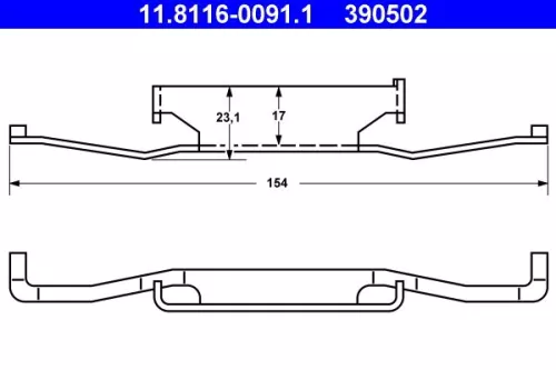 ressort, étrier de frein