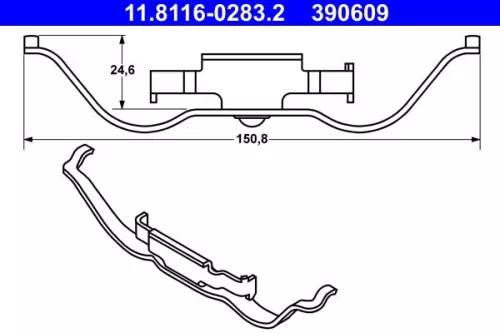 ressort, étrier de frein