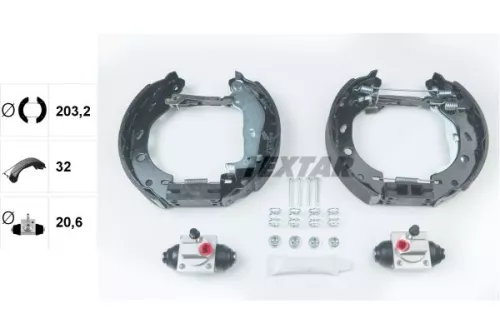 jeu de mâchoires de frein