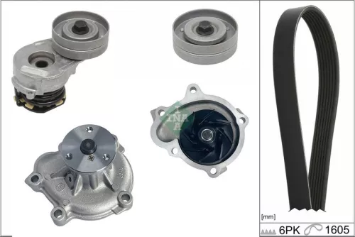 Wasserpumpe + Keilrippenriemensatz