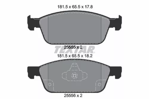 Bremsbelagsatz, Scheibenbremse
