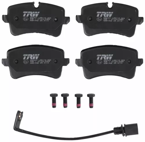 Jeu de plaquettes de frein, frein à disque