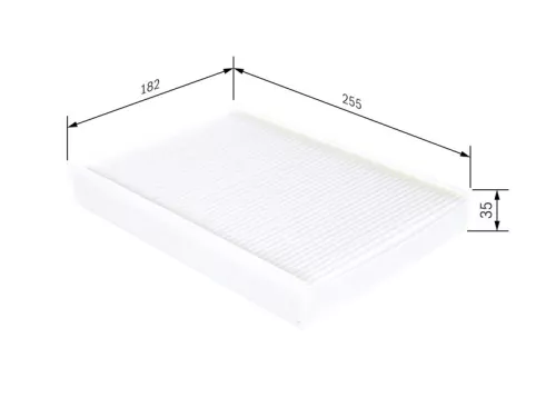 Filtre, air de cabine