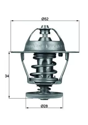 Thermostat, liquide de refroidissement