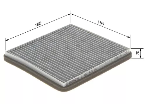 Filtre, air de cabine