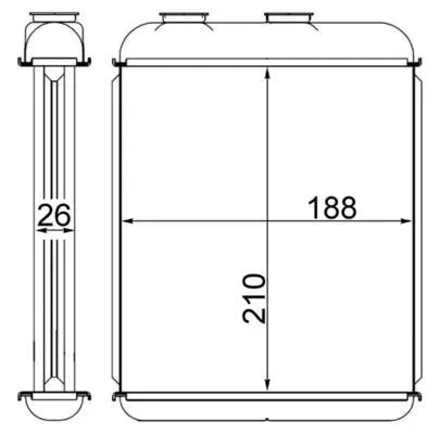 Wärmetauscher, Innenraumheizung