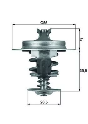 Thermostat, liquide de refroidissement
